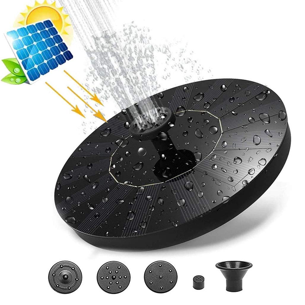 HASTHIP Fountain Solar Power Floating Water Pump for Pool Pond Garden and Patio Plants Round 7V 1.4W HASTHIP Fountain Solar Power Floating Water Pump for Pool Pond Garden and Patio Plants Round 7V 1.4W